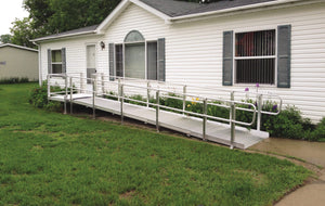 Prairie View Industries Modular XP Ramp (w/ Handrails) 48 Inches Wide - USA Ramp Store