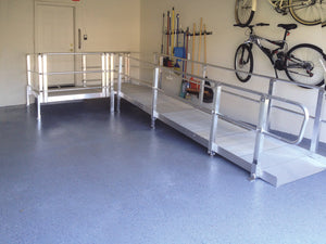 Prairie View Industries Modular XP Ramp (w/ Handrails) 42 Inches Wide - USA Ramp Store