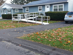 Prairie View Industries Modular XP Ramp (w/ Handrails) 36 Inches Wide - USA Ramp Store