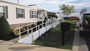 Prairie View Industries Modular XP Ramp (w/ Handrails) 48 Inches Wide - USA Ramp Store