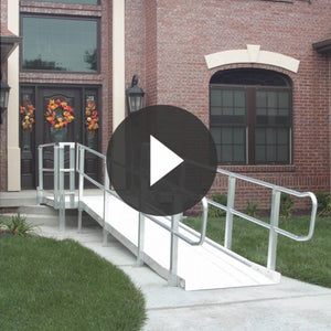 Prairie View Industries Modular XP Ramp (w/ Handrails) 48 Inches Wide - USA Ramp Store