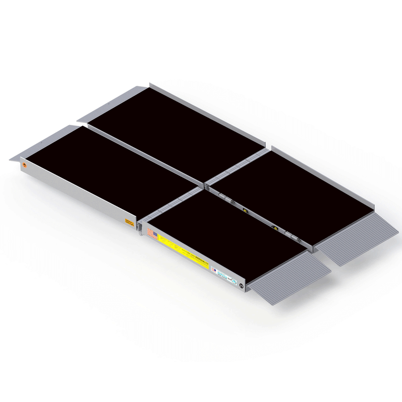 Ez access suitcase trifold ramp with top lip extension available in 5